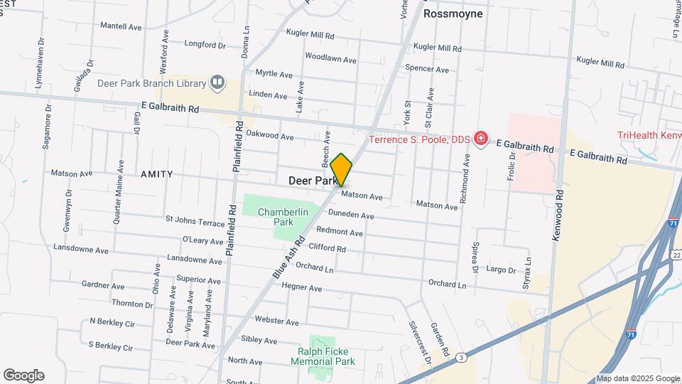 4345 Matson Ave Mapa y Detalles de la Ubicación