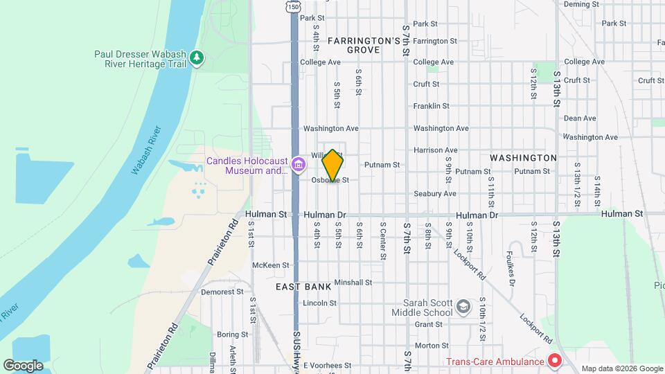 1609 S 5th St Mapa y Detalles de la Ubicación
