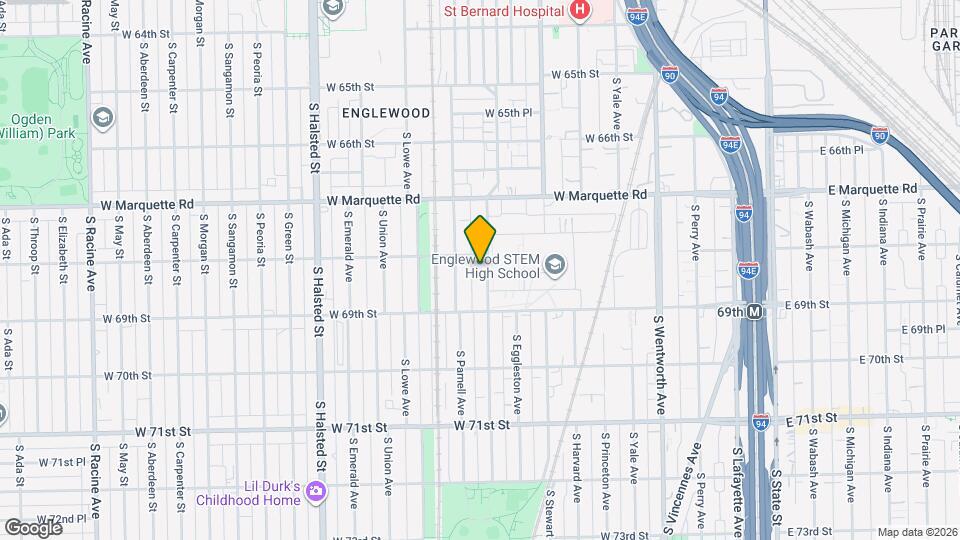 6812 S Normal Blvd Map and Location Details
