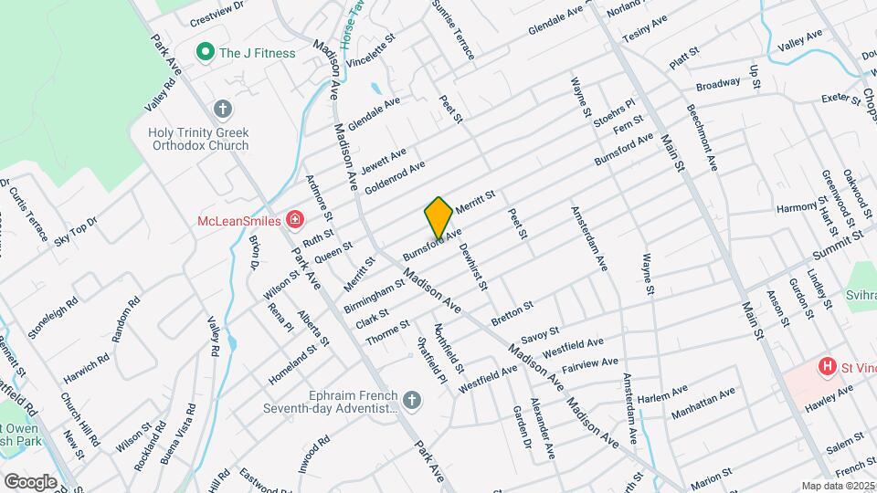 645 Burnsford Ave Map and Location Details