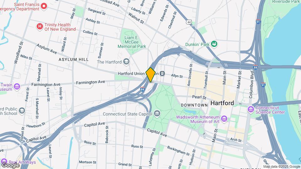 ArtSpace - Hartford Mapa y Detalles de la Ubicación