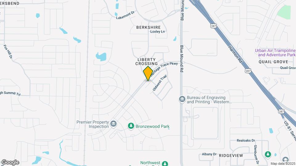 9221 Comanche Ridge Dr Map and Location Details
