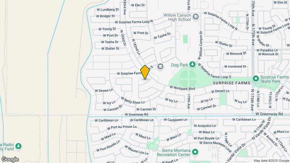 18160 W Saguaro Ln Map and Location Details