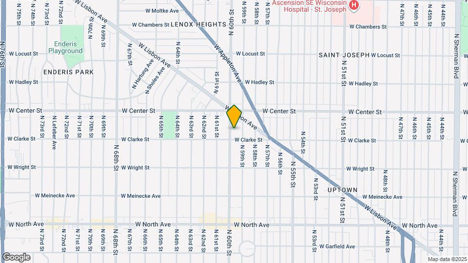 2622 N 60th St Map and Location Details