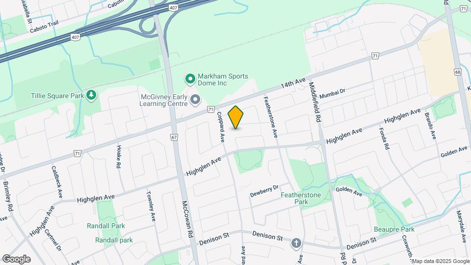 24 Sandham Crescent Map and Location Details