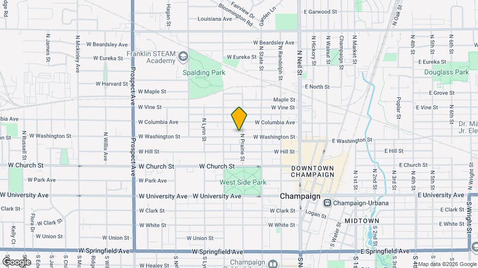 402 W Washington St Map and Location Details