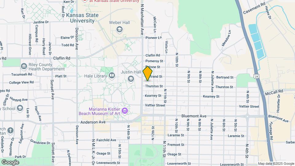 1212 Thurston St Map and Location Details