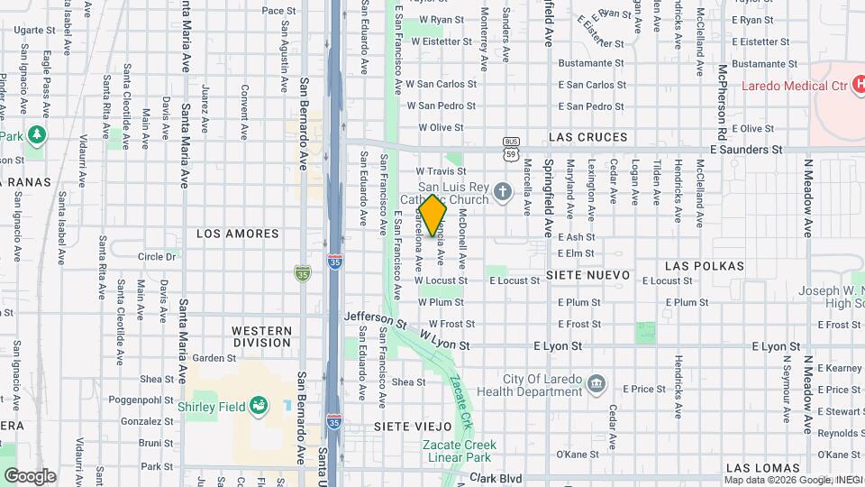 305 W Ash St Map and Location Details