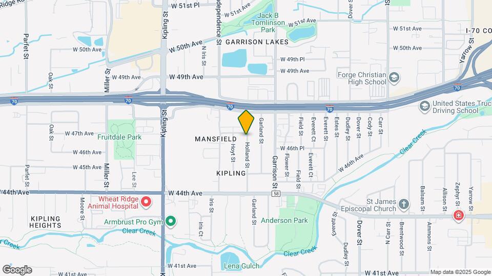 4675 Holland St Map and Location Details