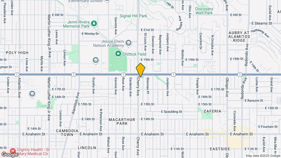 1766 Cherry Ave. Map and Location Details