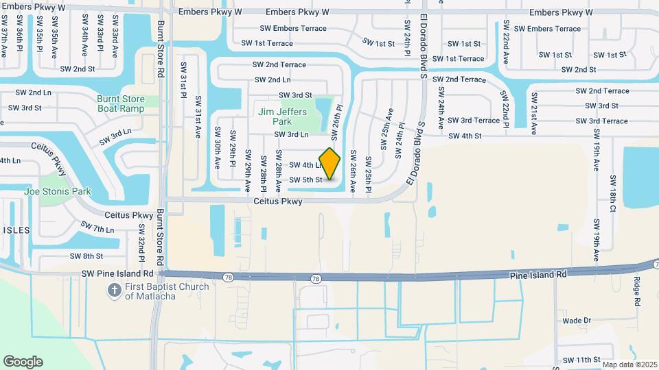 2622 SW 5th St Map and Location Details