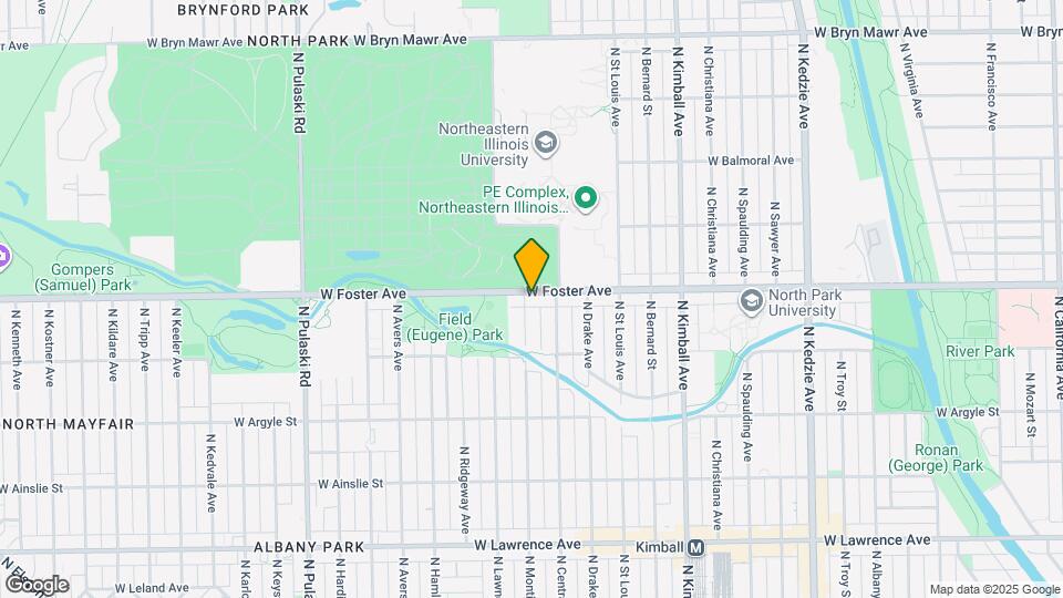 3623 W Foster Ave Map and Location Details