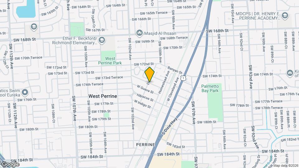 10090 W Fern St Map and Location Details