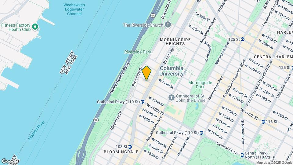 606 W 113th St Mapa y Detalles de la Ubicación