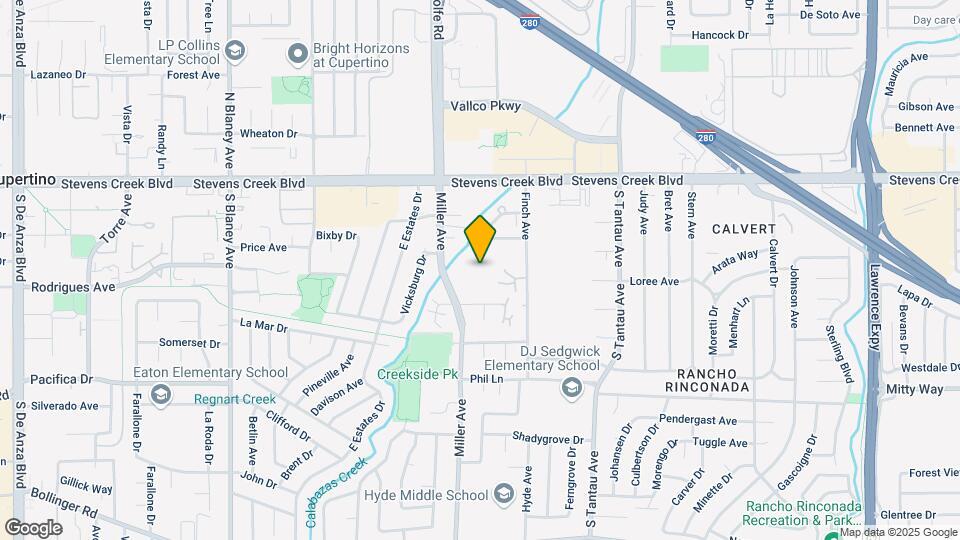 10200 Miller Ave Map and Location Details