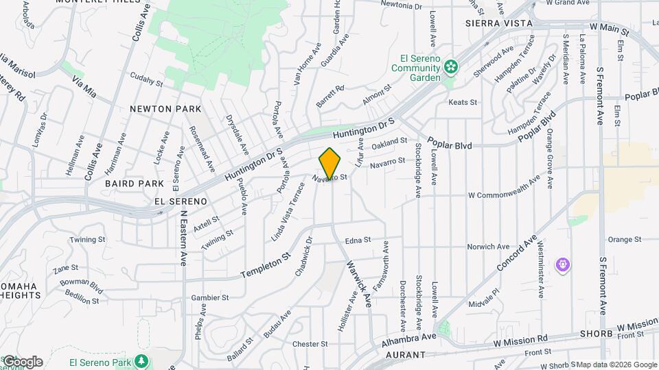 5218 Navarro St Map and Location Details