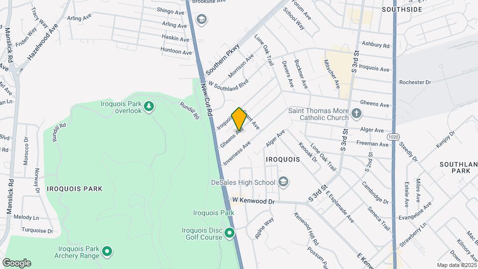 720 Gheens Ave Map and Location Details