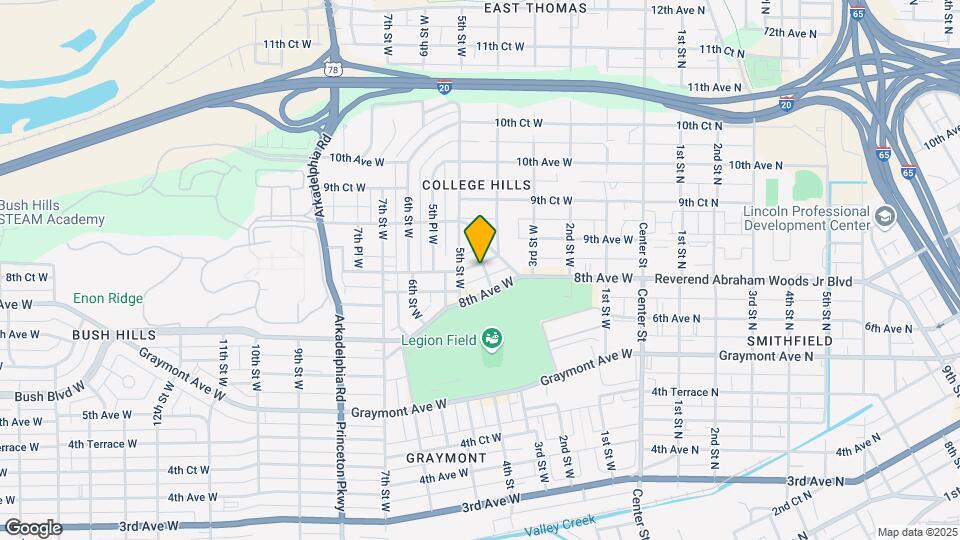 812 4th St W Map and Location Details