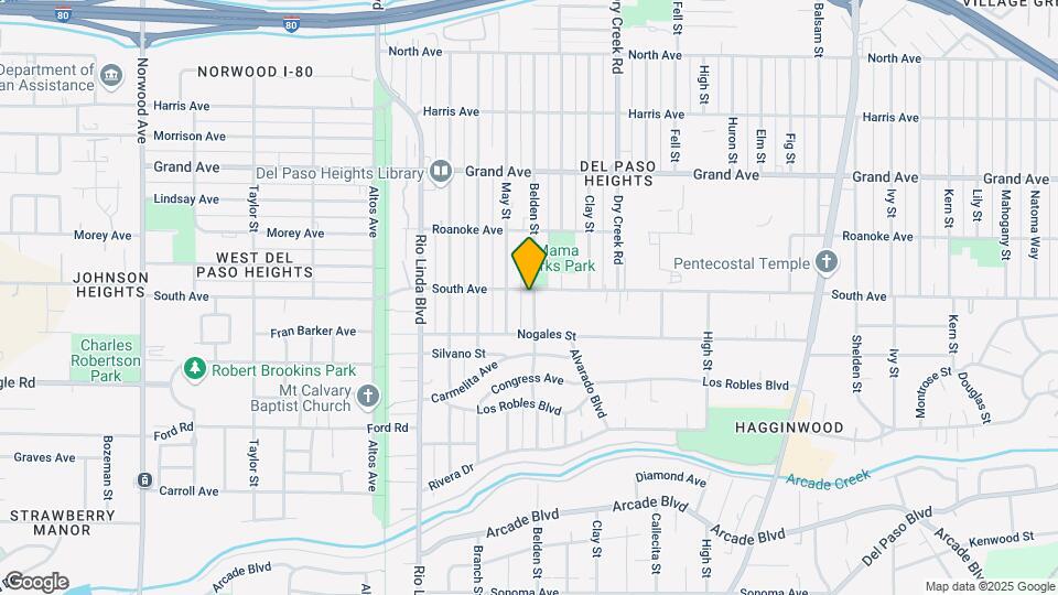 3591 Belden St Map and Location Details