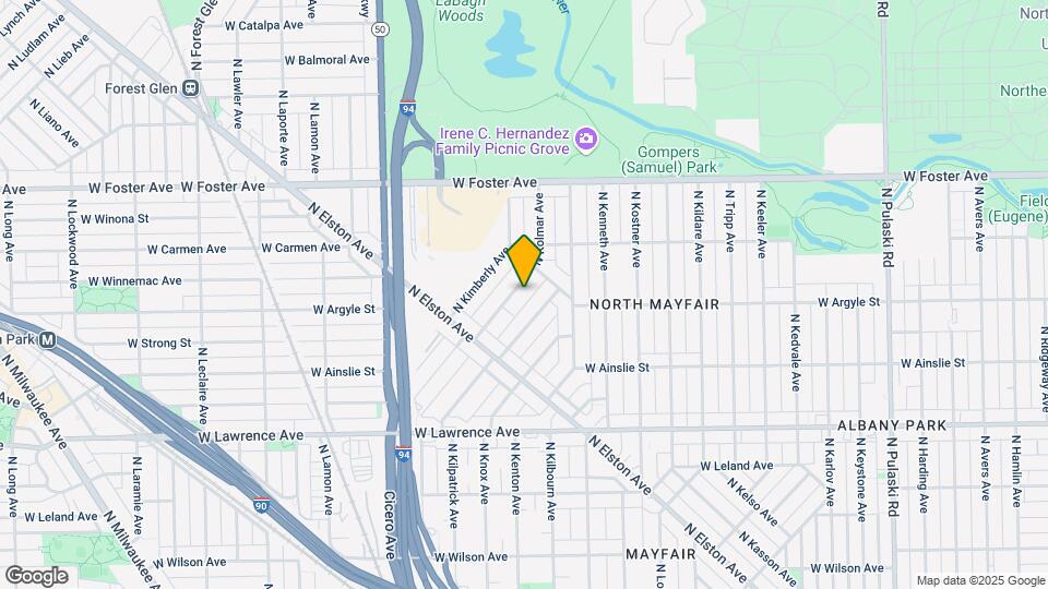5023 N Kolmar Ave, Unit 1 Map and Location Details