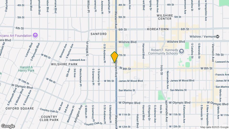 3803 W 8th St Map and Location Details