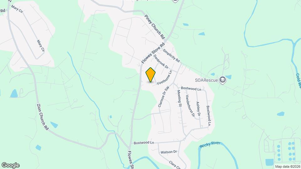 6116 Firethorne Ln Mapa y Detalles de la Ubicación