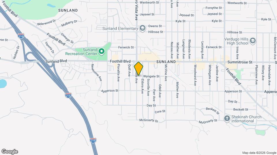 10356 Oro Vista Ave Map and Location Details