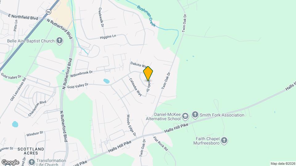 1225 Eastwoods Dr Map and Location Details