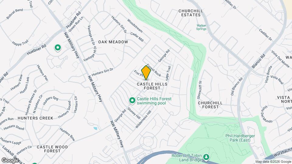 13702 Castle Grove Dr Mapa y Detalles de la Ubicación