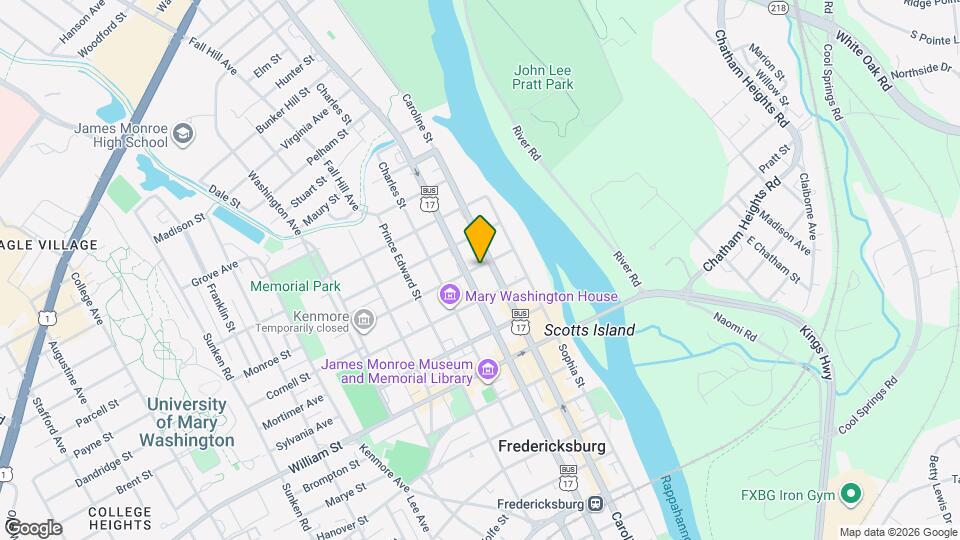 204 Fauquier St Map and Location Details