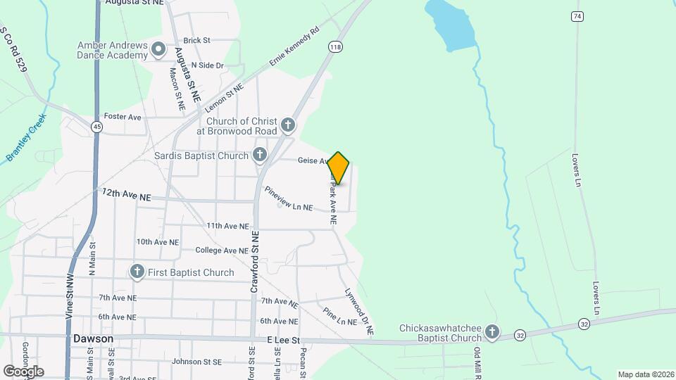 1240 Ball Park Ave NE Map and Location Details