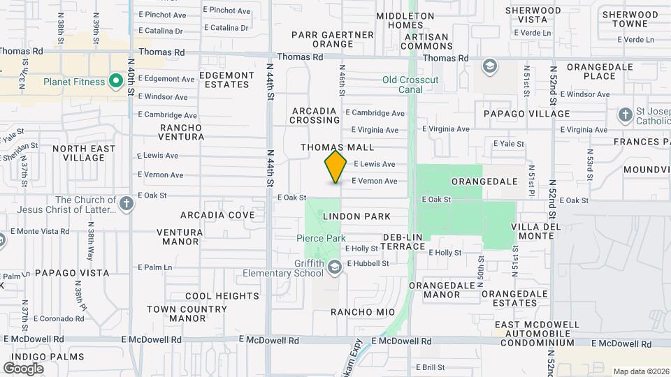 2314 N 46th St Map and Location Details