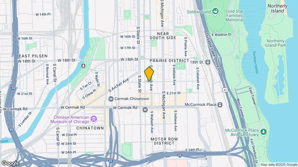 2000 S Wabash Ave, Unit 2 Mapa y Detalles de la Ubicación