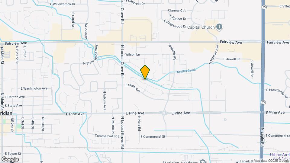 1836 E Knobcone Dr Map and Location Details