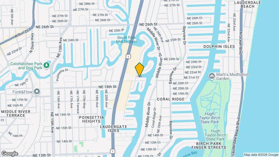 2215 NE 19th St Map and Location Details