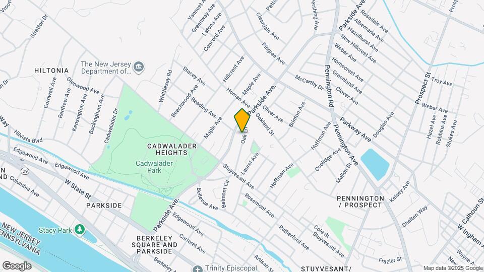 73 Oak Ln Map and Location Details