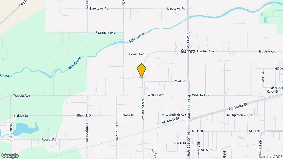 671 NW Evans Ave Map and Location Details