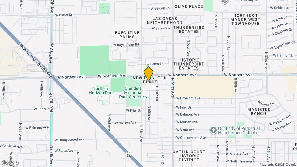 6010 W Augusta Ave Map and Location Details