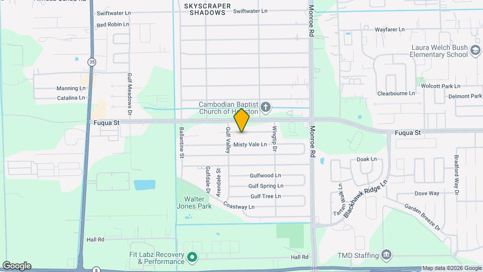 8238 Fuqua Gardens Dr Mapa y Detalles de la Ubicación