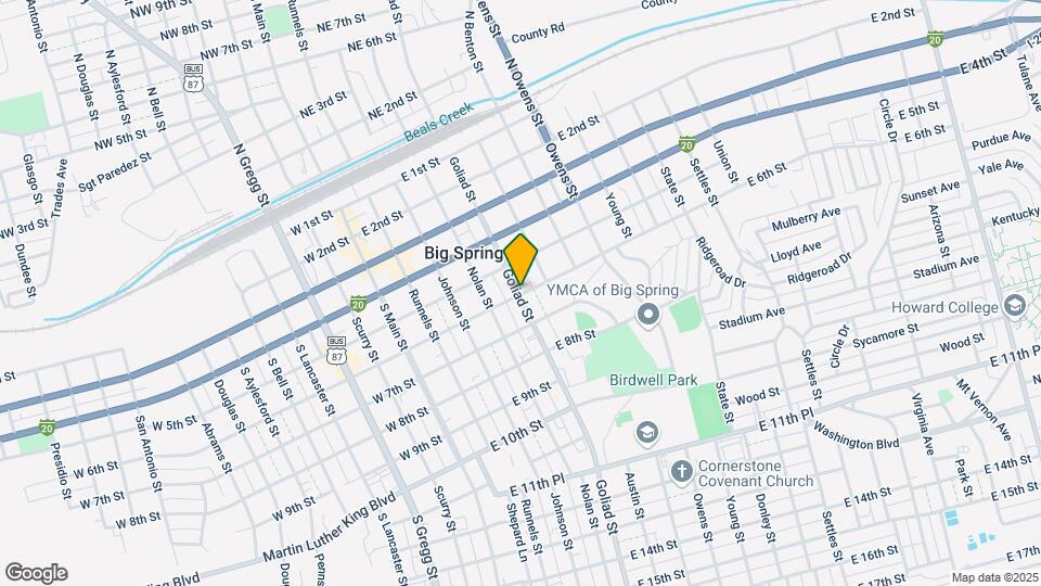 503 E 6th St Map and Location Details