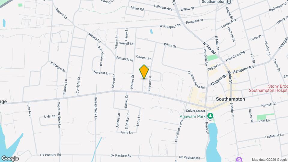 44 Fordham Rd, Unit Upstairs Map and Location Details