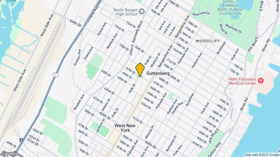 553 67th St Map and Location Details