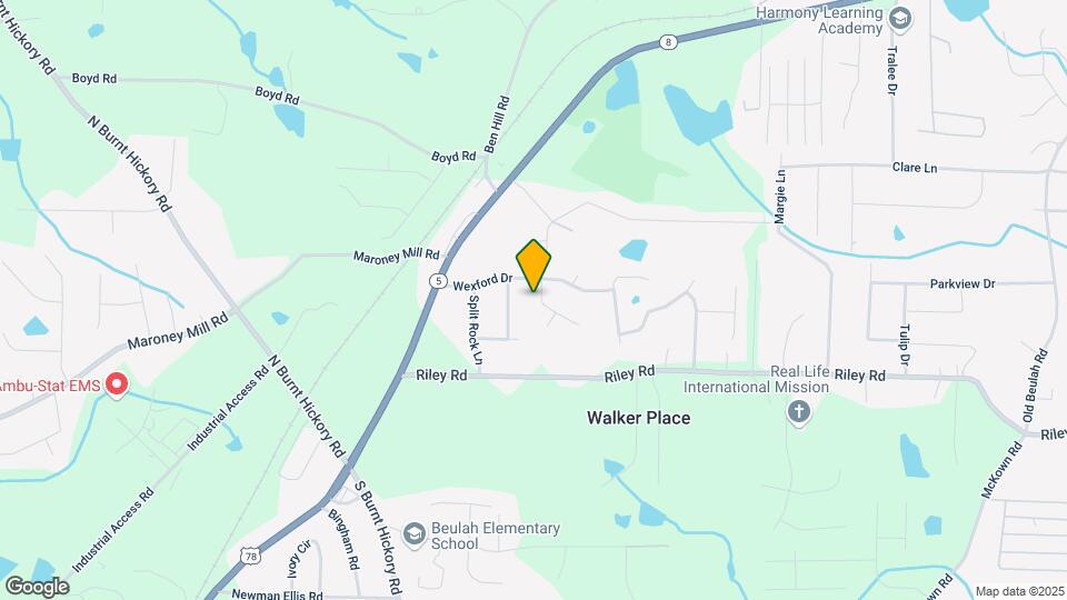 891 Edgewood Ln Map and Location Details
