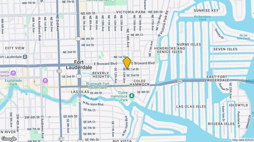 Las Olas Place Mapa y Detalles de la Ubicación