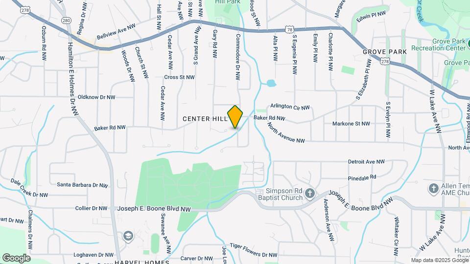 512 Aberdeen Dr NW Map and Location Details
