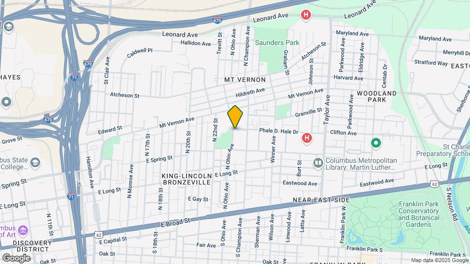 1222 Metro Ave Map and Location Details