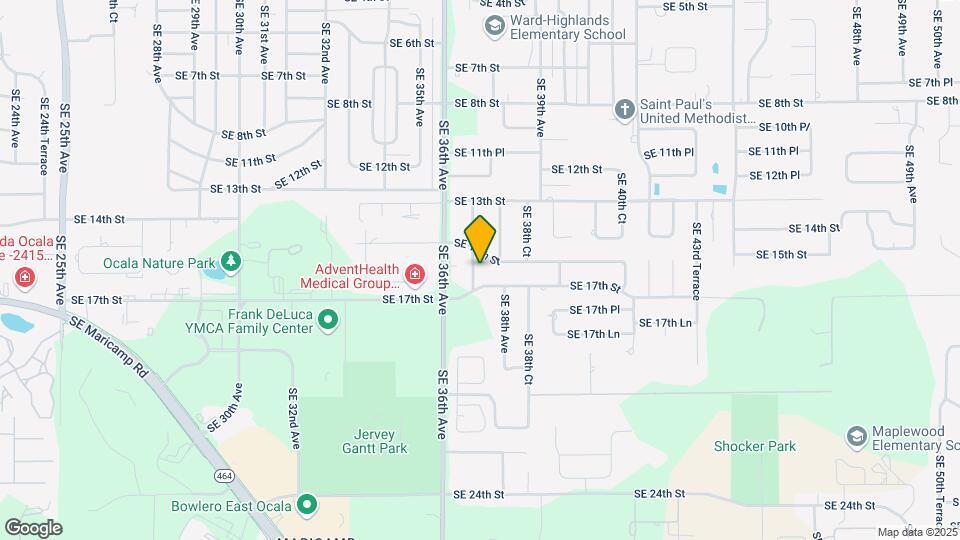 1535 SE 37th Ave Map and Location Details