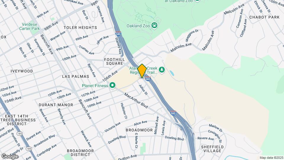 10805 Foothill Blvd Map and Location Details