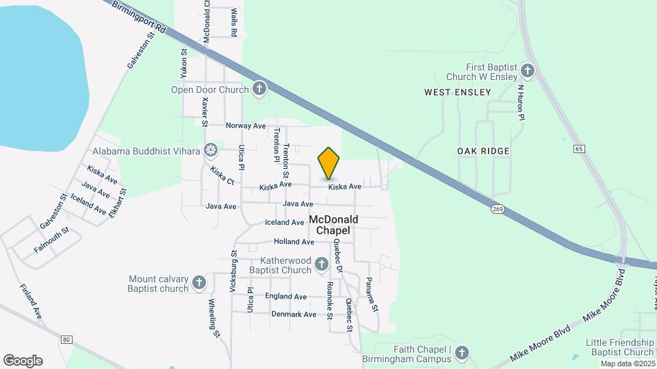 5408 Kiska Ave Mapa y Detalles de la Ubicación