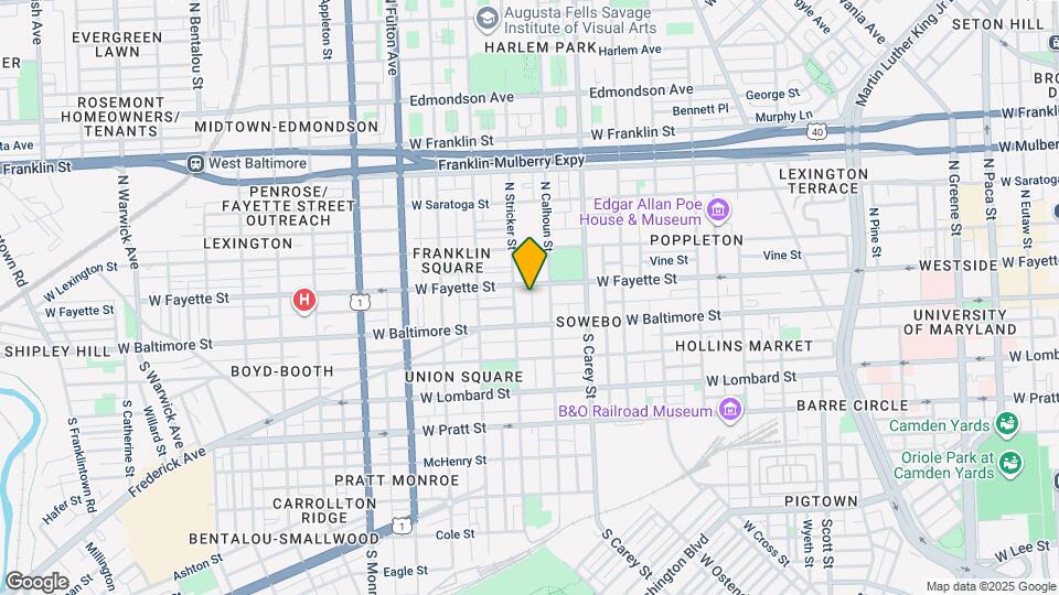 28 N Norris St Map and Location Details